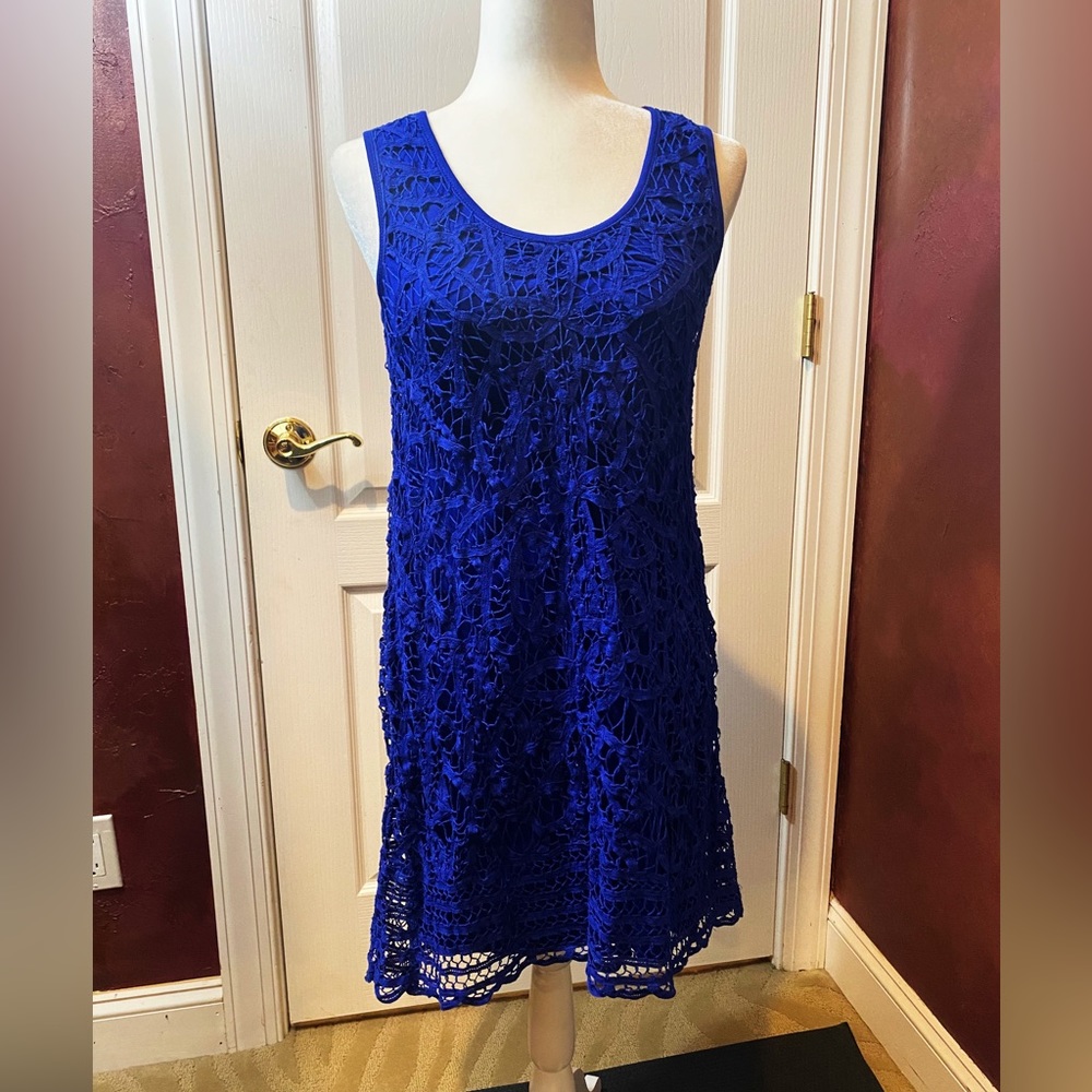 International Concepts Navy Lace Dress.